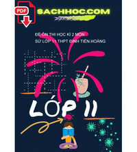 Tải Đề ôn thi học kì 2 môn Sử lớp 11 THPT Đinh Tiên Hoàng