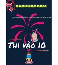 Tải Đề thi vào lớp 10 môn Toán năm 2020 TPHCM
