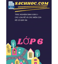 Tải Trắc Nghiệm Sinh 6 Bài 9 - Các Loại Rễ Và Các Miền Của Rễ Có Đáp Án