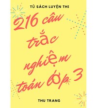Tải 210 câu trắc nghiệm toán lớp 3