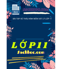 Tải Bài tập về thấu kính môn vật lý lớp 11