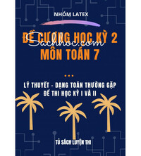 Tải Đề cương học kỳ 2 môn toán lớp 7