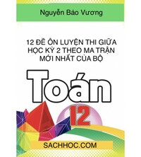 Tải 12 đề ôn luyện thi giữa học kỳ 2 theo ma trận mới của bộ môn toán 12