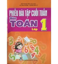 Tải Phiếu bài tập cuối tuần môn toán lớp 1