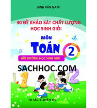 Tải 30 đề khảo sát chất lượng học sinh giỏi môn Toán lớp 2
