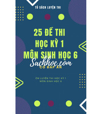Tải 25 Đề Thi học kỳ 1 môn Sinh Học 6 (Có đáp án)