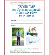 Tải Tuyển tập 500 đề thi học sinh giỏi toán 9