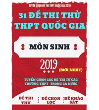 Tải 31 đề thi thử THPT Quốc Gia 2019 môn sinh (mới nhất)