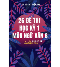 Tải 26 đề thi học kỳ 1 môn ngữ văn 6 (Có đáp án)