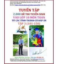 Tải Tuyển tập 2000 đề thi tuyển sinh vào lớp 10 môn toán tập 3