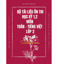Tải Bộ tài liệu ôn thi học kỳ 1,2 môn toán tiếng việt lớp 2
