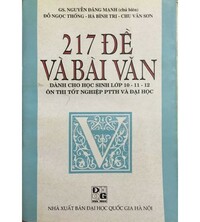 Tải 217 đề và bài văn dành cho học sinh lớp 10,11,12 - Nguyễn Đăng Mạnh