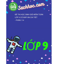 Tải Đề thi học sinh giỏi môn Toán lớp 9 có đáp án chi tiết - Phần 114