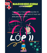 Tải Tổng hợp lý thuyết về nguyên tố khoáng dinh dưỡng nito ở thực vật môn sinh học lớp 11