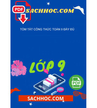 Tải Tóm tắt công thức toán 9 đầy đủ