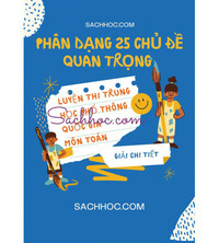 Tải Phân Dạng 25 Chủ Đề Quan Trọng Luyện Thi Thpt Quốc Gia Môn Toán