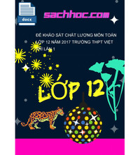 Tải Đề khảo sát chất lượng môn toán lớp 12 năm 2017 trường thpt việt trì lần 1