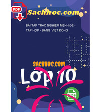 Tải Bài tập trắc nghiệm mệnh đề - tập hợp - Đặng Việt Đông