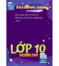 Tải Đề cương ôn thi học kì 1 môn Hóa học lớp 10 năm 2020 - 2021