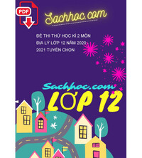 Tải Đề thi thử học kì 2 môn Địa lý lớp 12 năm 2020 - 2021 tuyển chọn