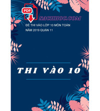 Tải Đề thi vào lớp 10 môn Toán năm 2019 quận 11
