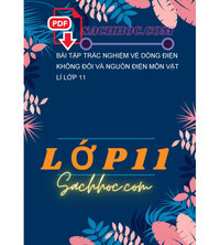 Tải Bài tập trắc nghiệm về dòng điện không đổi và nguồn điện môn vật lí lớp 11