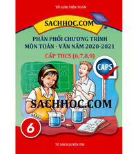 Tải Phân phối chương trình môn Toán - Văn năm 2020 - 2021 cấp THCS