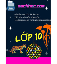 Tải Đề kiểm tra có đáp án chi tiết học kì 2 môn Toán lớp 10 năm 2016-2107 THPT Nguyễn Văn Tăng