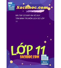 Tải Bài tập có đáp án về duy tân minh trị môn lịch sử lớp 11