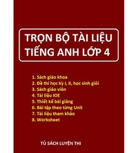 Tải Trọn bộ tài liệu tiếng anh 4 thí điểm