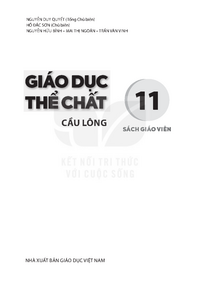 Tải Giáo dục thể chất 11 - Cầu lông - Sách giáo viên